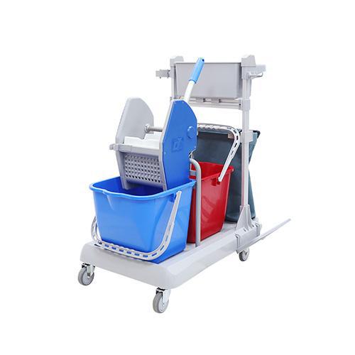 靈動型排拖系統(tǒng)清潔車 配垃圾袋、15L水桶*2 JD R30B